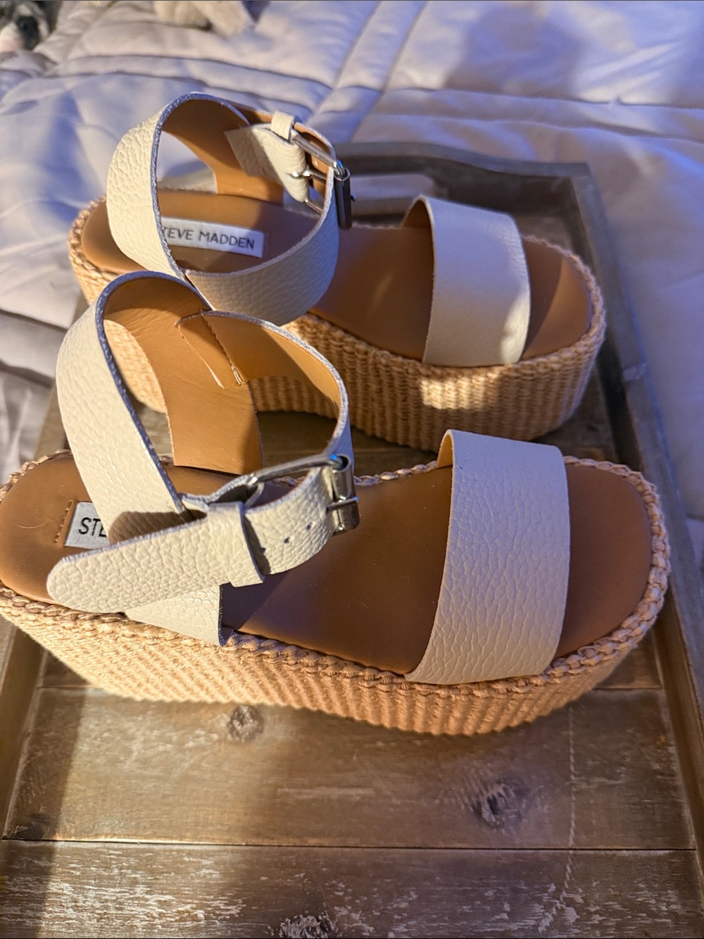 Steve Madden Women's BonePlatform Espadrille Sandals